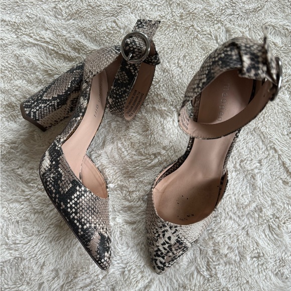 Madden Girl Saaxon Snakeskin Heels - Picture 2 of 5